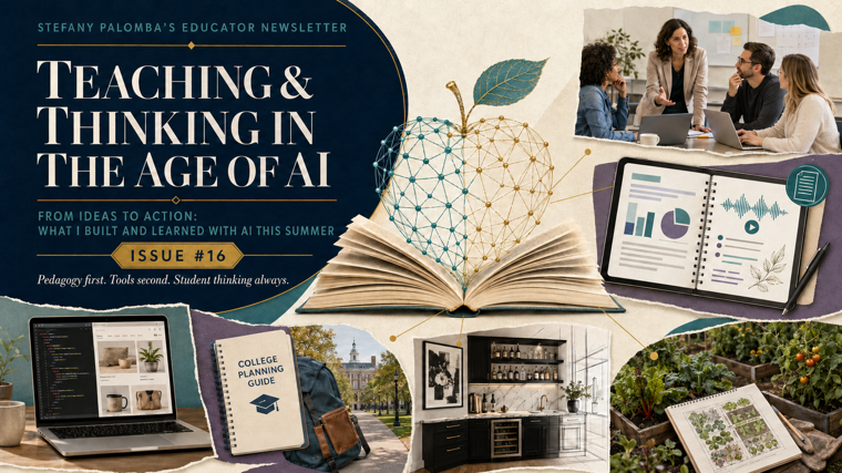 Teaching and Thinking in the Age of AI newsletter cover